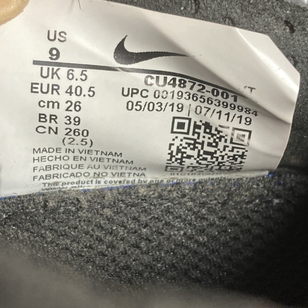 Nike Air Vapormax 2019 Black Metallic Gold CU4872-001 Sneakers Women's Size 9 - Picture 11 of 11